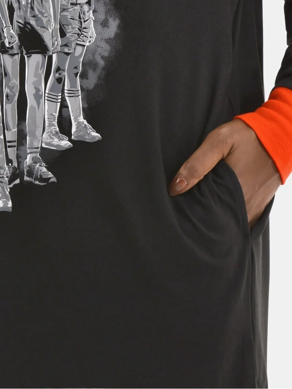 Stranger Things Graphic Long Sleeve Nightgown Sleep Shirt